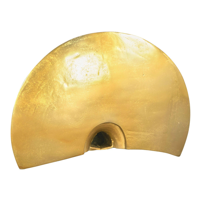 Fan Table Art Gold Statues & Sculptures LOOMLAN By Zuo Modern