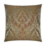 Fantasia Brown Throw Pillow With Insert Throw Pillows LOOMLAN By D.V. Kap