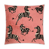 Farlowe Rose Animal Novelty Blush Large Throw Pillow With Insert Throw Pillows LOOMLAN By D.V. Kap