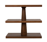 Fatima Wood Rectangle Side Table Side Tables LOOMLAN By Noir