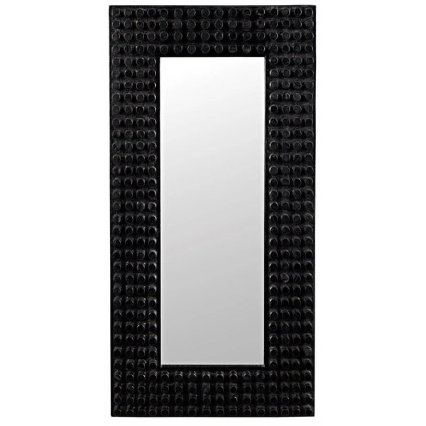 Faustus Mirror Black Wall Mirror Wall Mirrors LOOMLAN By Noir