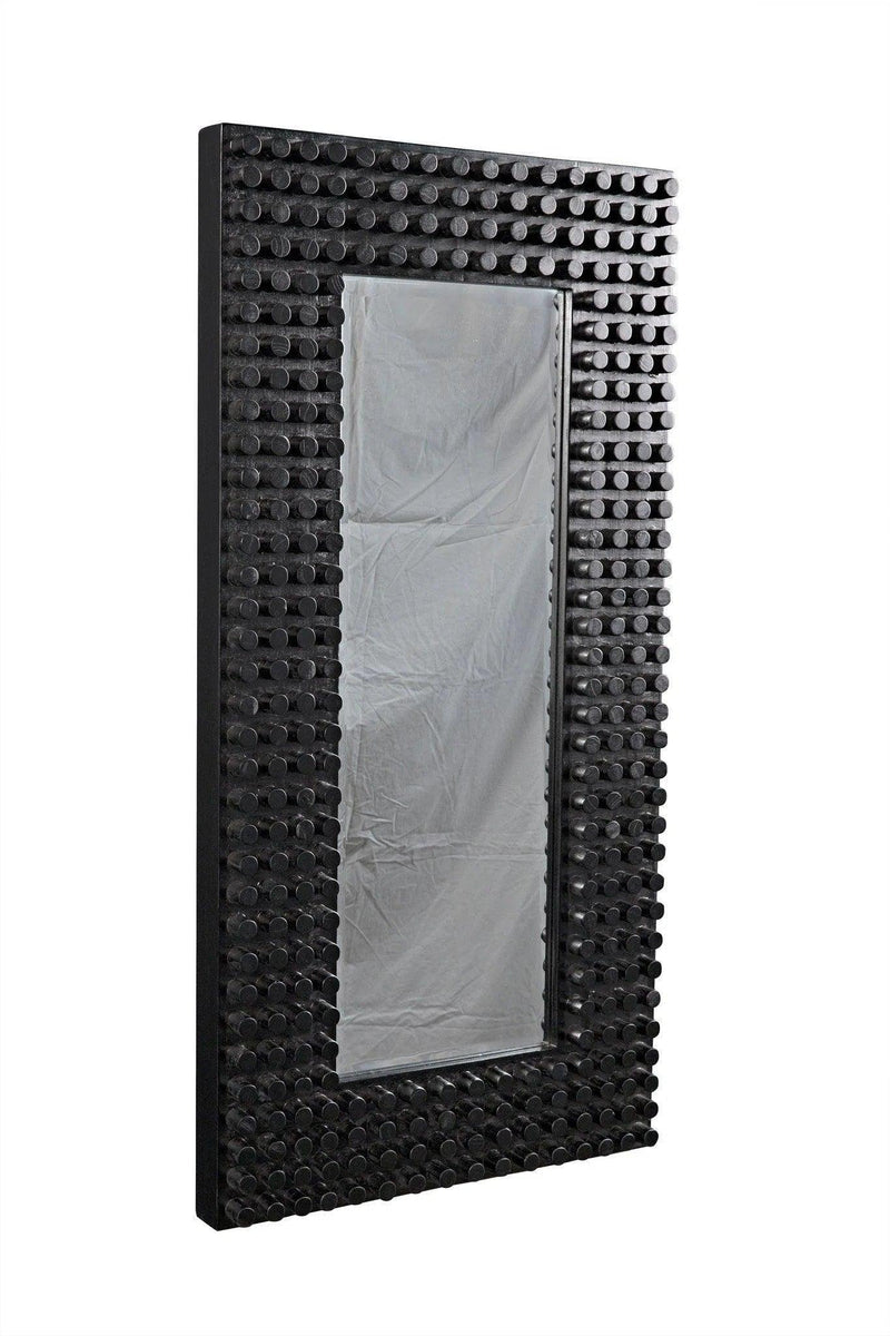 Faustus Mirror Black Wall Mirror Wall Mirrors LOOMLAN By Noir