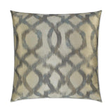 Faux Fresco Brown Throw Pillow With Insert Throw Pillows LOOMLAN By D.V. Kap