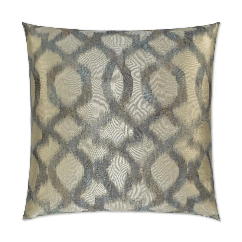 Faux Fresco Brown Throw Pillow With Insert Throw Pillows LOOMLAN By D.V. Kap