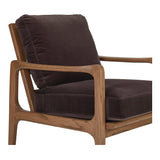 Fearne Wood Accent Armchair Club Chairs LOOMLAN By Moe's Home