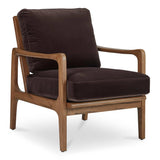 Fearne Wood Accent Armchair Club Chairs LOOMLAN By Moe's Home