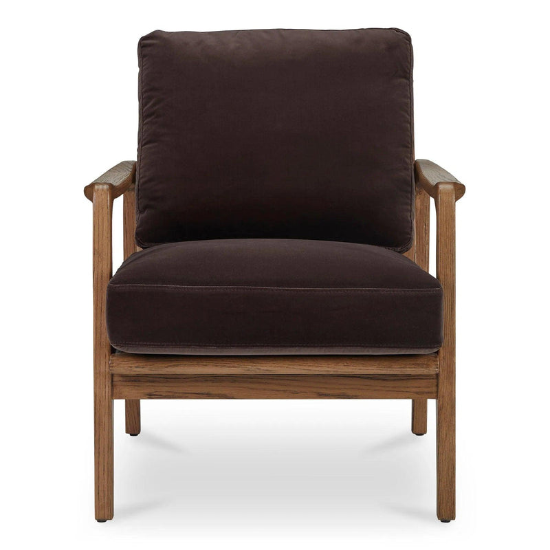 Fearne Wood Accent Armchair Club Chairs LOOMLAN By Moe's Home