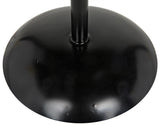 Felix Black Steel Round Side Table Side Tables LOOMLAN By Noir