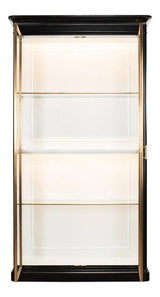 Fenwick Etagere Display Cabinet Glass Doors Bookcase Bookcases LOOMLAN By Sarreid