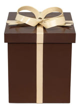 Ferrell Leather and Mdf Chocolate Brown Holiday Boxes Set of 3 Boxes & Bowls LOOMLAN By Sarreid