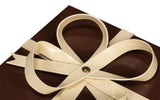 Ferrell Leather and Mdf Chocolate Brown Holiday Boxes Set of 3 Boxes & Bowls LOOMLAN By Sarreid