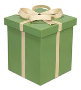 Ferrell Leather and Mdf Green Holiday Boxes Set of 3 Boxes & Bowls LOOMLAN By Sarreid