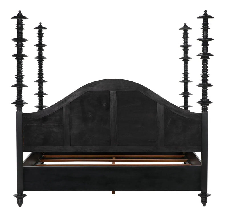 Ferret Wooden Eastern King Bed Frame Beds LOOMLAN By Noir