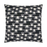 Final Touch Abstract Black Grey Large Throw Pillow With Insert Throw Pillows LOOMLAN By D.V. Kap