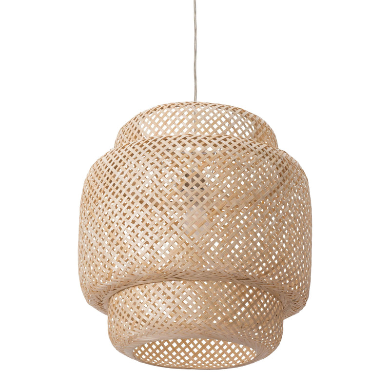 Finch Ceiling Lamp Natural Pendants LOOMLAN By Zuo Modern