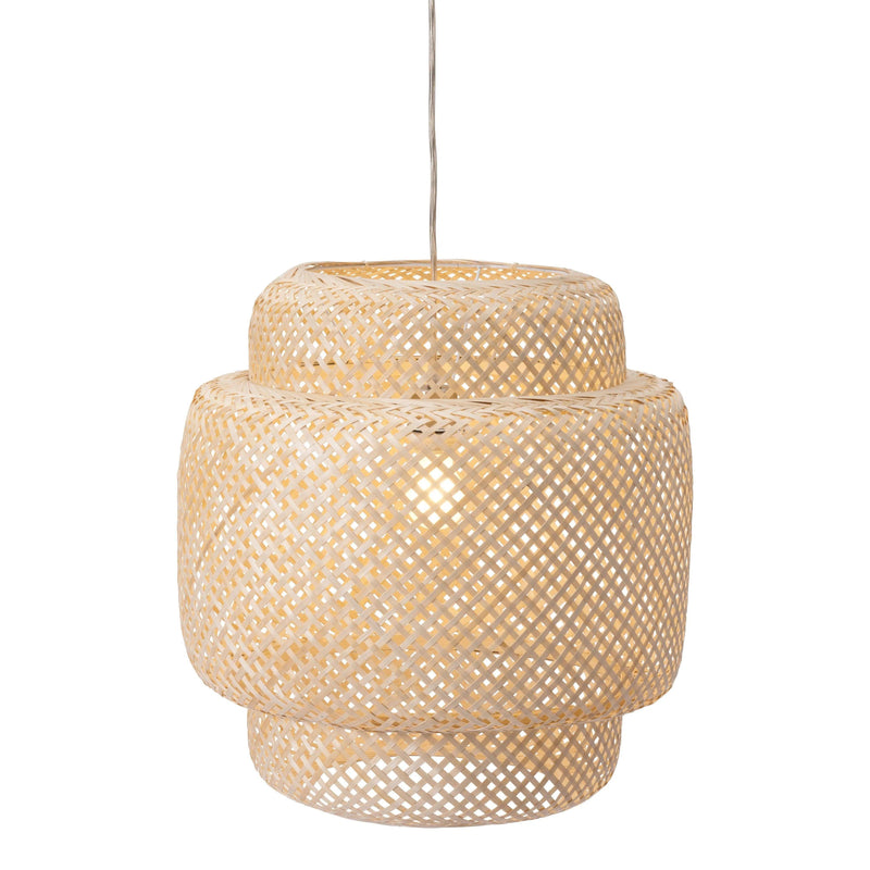 Finch Ceiling Lamp Natural Pendants LOOMLAN By Zuo Modern