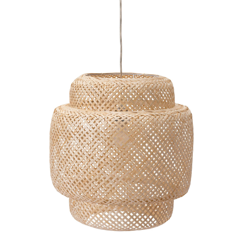 Finch Ceiling Lamp Natural Pendants LOOMLAN By Zuo Modern