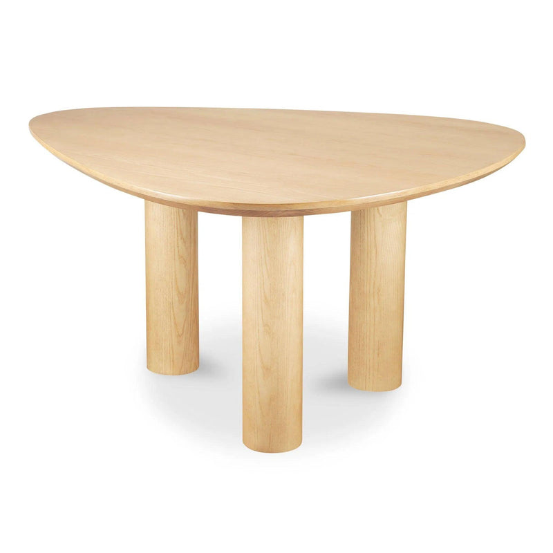 Finley Wood Geometric Dining Table Dining Tables LOOMLAN By Moe's Home