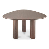 Finley Wood Geometric Dining Table Dining Tables LOOMLAN By Moe's Home