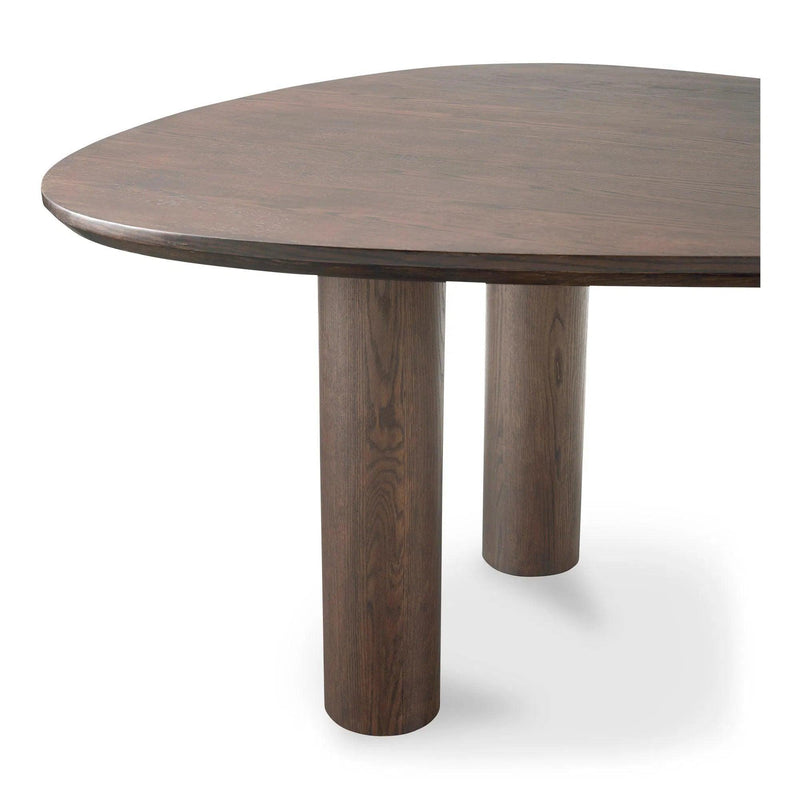 Finley Wood Geometric Dining Table Dining Tables LOOMLAN By Moe's Home