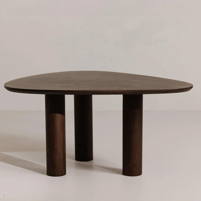 Finley Wood Geometric Dining Table Dining Tables LOOMLAN By Moe's Home