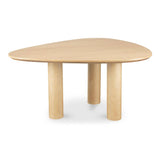 Finley Wood Geometric Dining Table Dining Tables LOOMLAN By Moe's Home