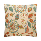 Flander Multi Color Throw Pillow With Insert Throw Pillows LOOMLAN By D.V. Kap