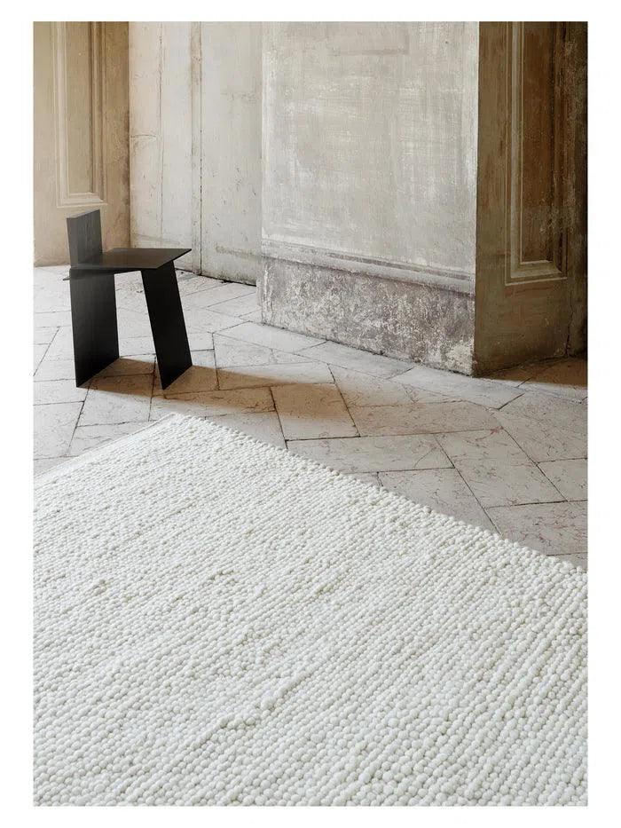 Flavia White Wool Area Rug By Linie Design Area Rugs LOOMLAN By Linie Design