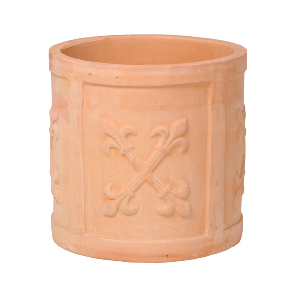 Fleur De Lis Design Planter Outdoor Planters LOOMLAN By Emissary