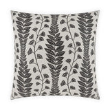 Fleurel Black Throw Pillow With Insert Throw Pillows LOOMLAN By D.V. Kap