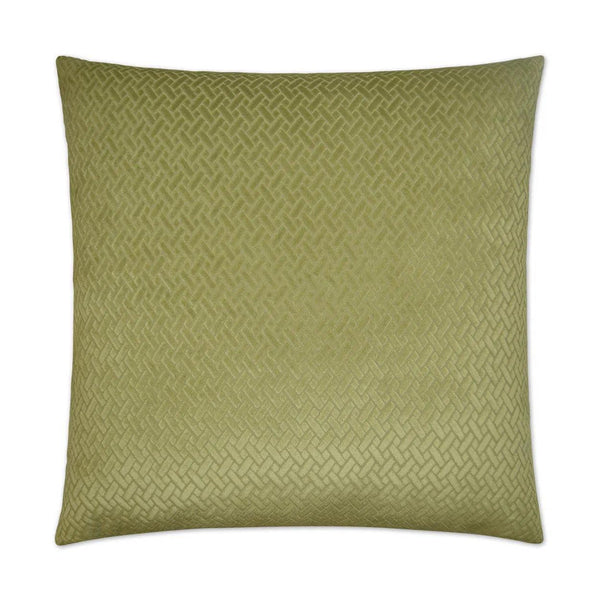 Flex Green Throw Pillow With Insert Throw Pillows LOOMLAN By D.V. Kap