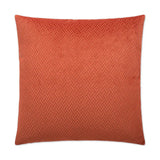 Flex Paprika Throw Pillow With Insert Throw Pillows LOOMLAN By D.V. Kap