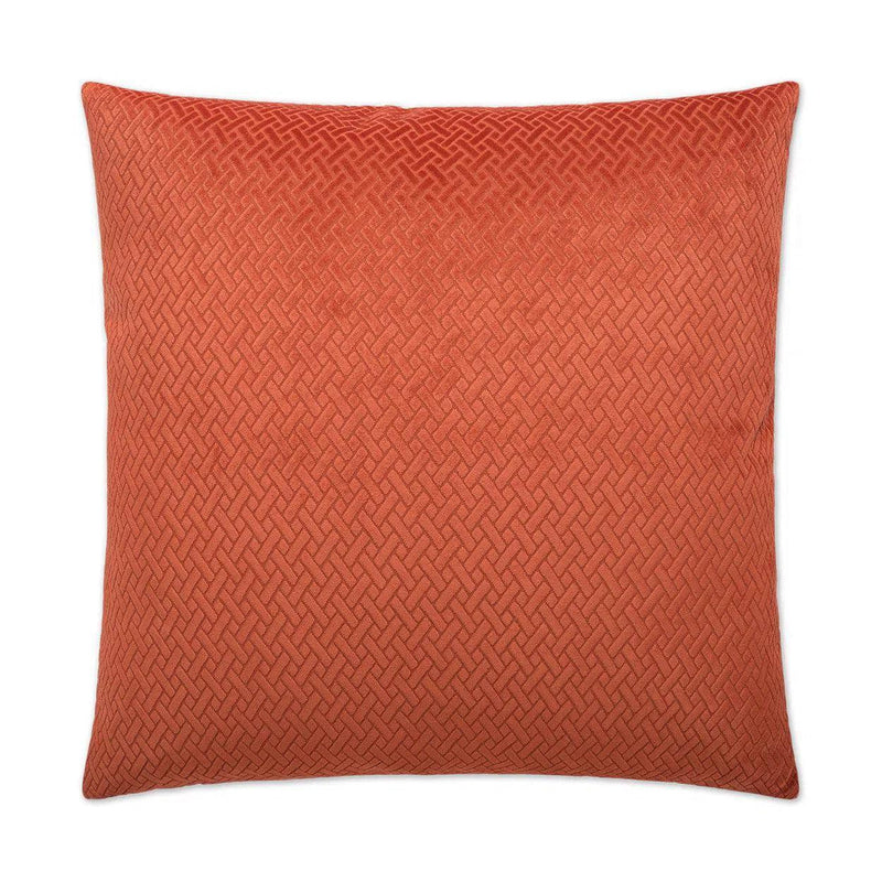 Flex Paprika Throw Pillow With Insert Throw Pillows LOOMLAN By D.V. Kap