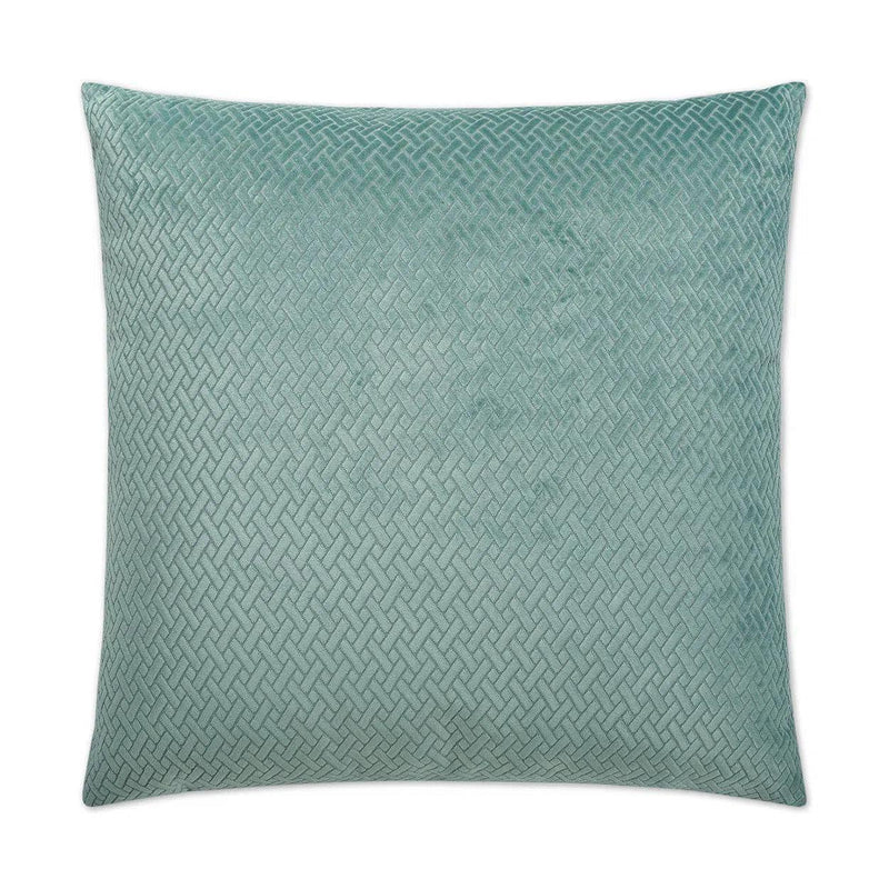 Flex Teal Throw Pillow With Insert Throw Pillows LOOMLAN By D.V. Kap