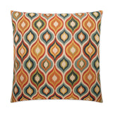 Flicker Multi Color Throw Pillow With Insert Throw Pillows LOOMLAN By D.V. Kap