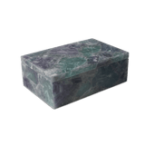 Fluorite Stone Box Boxes & Bowls LOOMLAN By Currey & Co