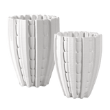 Fluted Small Vase Vases & Jars LOOMLAN By Currey & Co