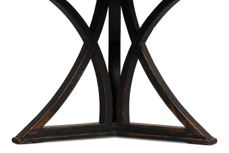 Flying Buttress Dining Table Antique Black Dining Tables LOOMLAN By Sarreid