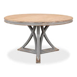 Flying Buttress Dining Table Grey Dining Tables LOOMLAN By Sarreid