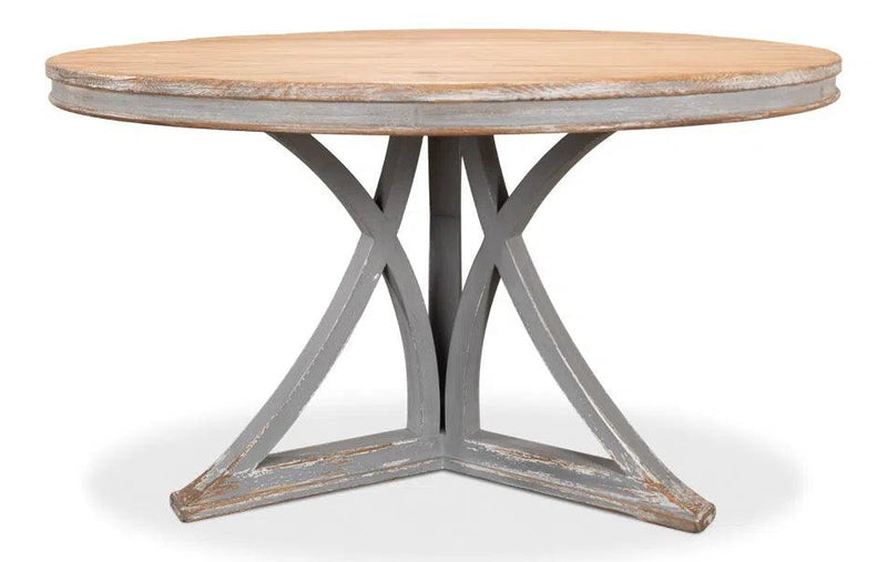 Flying Buttress Dining Table Grey Dining Tables LOOMLAN By Sarreid