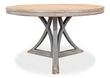 Flying Buttress Dining Table Grey Dining Tables LOOMLAN By Sarreid