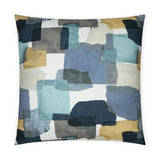 Folio Reef Abstract Blue Mist Large Throw Pillow With Insert Throw Pillows LOOMLAN By D.V. Kap