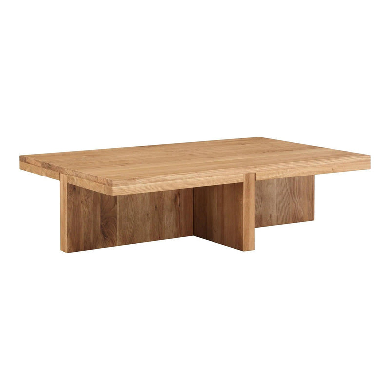 Folke Wood Rectangular Coffee Table Coffee Tables LOOMLAN By Moe's Home