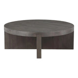 Folke Wood Round Coffee Table Coffee Tables LOOMLAN By Moe's Home