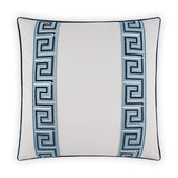 Fontanelle Blue Throw Pillow With Insert Throw Pillows LOOMLAN By D.V. Kap