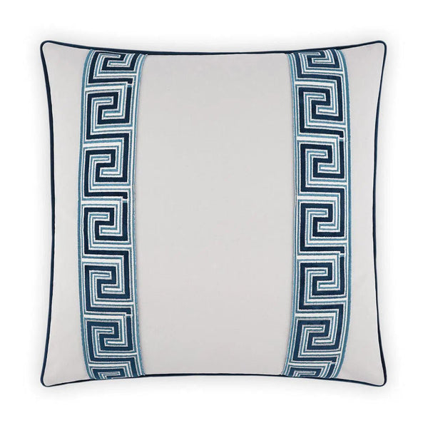 Fontanelle Blue Throw Pillow With Insert Throw Pillows LOOMLAN By D.V. Kap