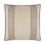 Fontanelle Camel Brown Throw Pillow With Insert Throw Pillows LOOMLAN By D.V. Kap