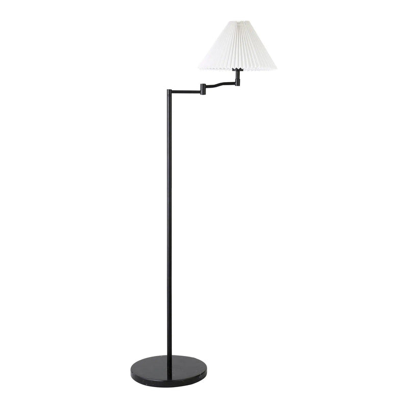 Fora Marble Black Floor Lamp Floor Lamps LOOMLAN By Moe's Home