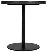 Ford Steel and Marble Low Round Side Table Side Tables LOOMLAN By Noir