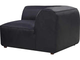 Form Black Modular Leather Sectional Couch 5PC Convertible Leather Sectional Modular Sofas LOOMLAN By Moe's Home